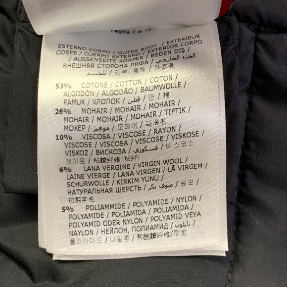 MONCLER by GIAMBATTISTA VALLI Size XS Cathy Navy Faux Fur Zip Pockets Coat - Picture 10 of 12